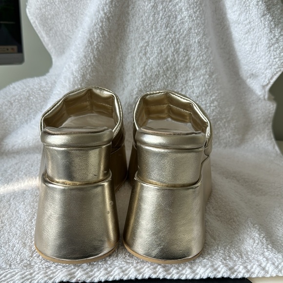 Marco Moreo Mirna Gold platform Slip-on - Picture 3 of 5